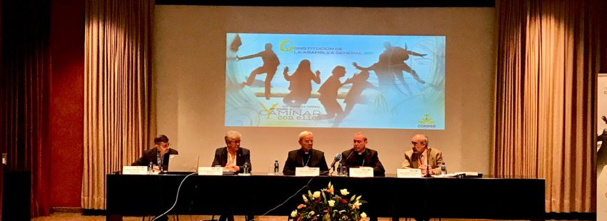 Apertura de la 24ª Asamblea de CONFER, con la presencia de Renzo Fratini y Jesús Catalá