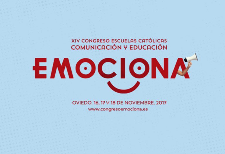 cartel del Congreso de Escuelas Católicas Emociona 2017 noviembre Oviedo