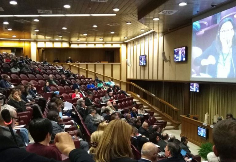 encuentro entre sindicatos e Iglesia en el Vaticano noviembre 2017