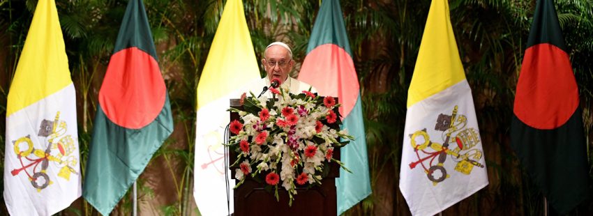 papa Francisco viaje a Bangladesh encuentro con las autoridades 30 noviembre 2017