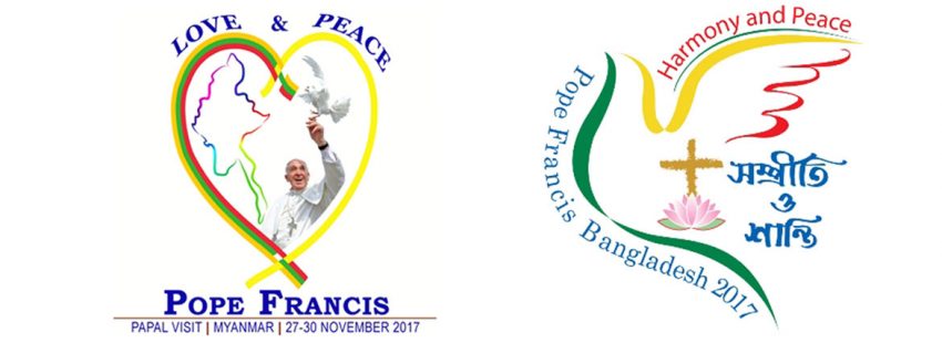 logos de la visita apostólica del papa Francisco a Myanmar y Bangladesh 26 noviembre 1 diciembre