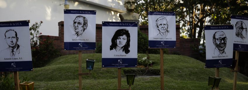 imágenes de los mártires de la UCA jesuitas asesinados en El Salvador 1989