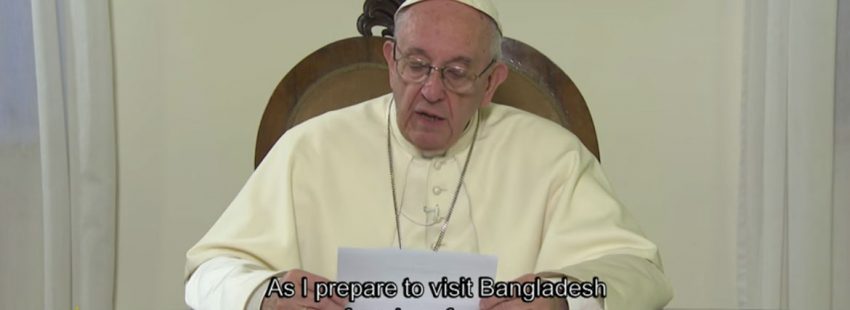 papa Francisco envía un videomensaje a Bangladesh antes de su viaje apostólico noviembre 2017