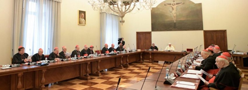 El Papa, reunido con la Curia el 13 de noviembre de 2017/CNS