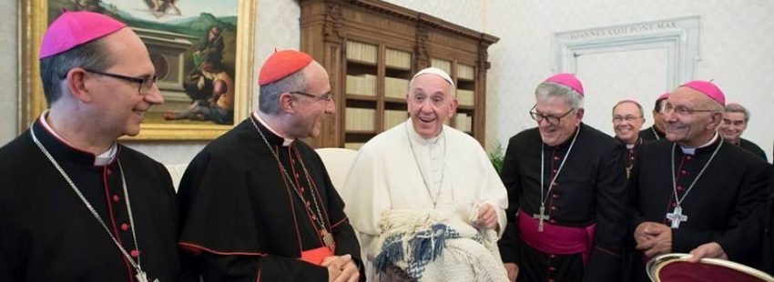 Francisco recibió a los obispos de Uruguay
