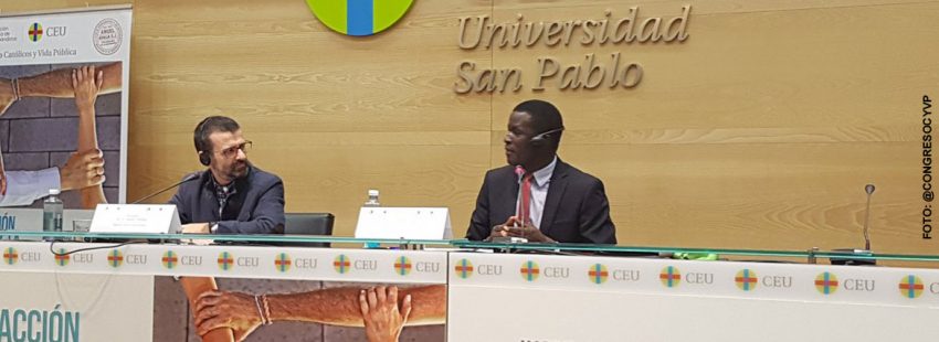 Victor Ochen ugandés Congreso Católicos y Vida Pública noviembre 2017