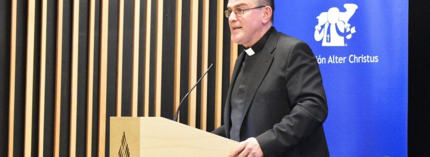 El sacerdote Gonzalo Ruipérez, en los premios Alter Christus 2017