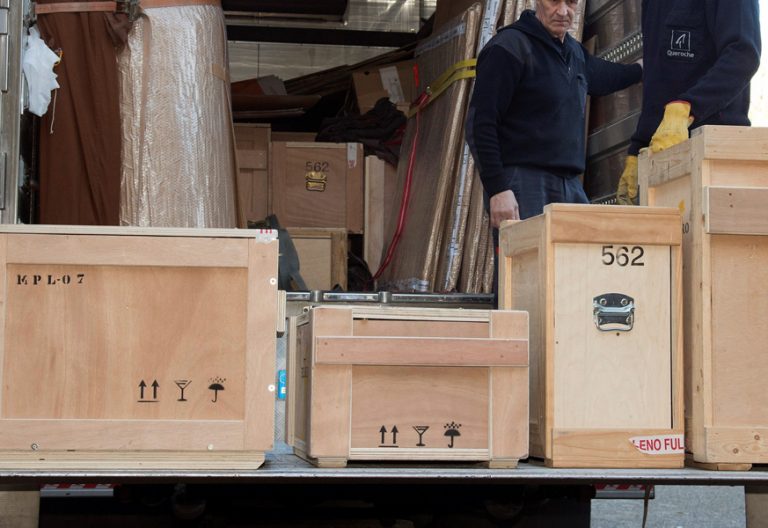 llegada de los bienes de Sijena al monasterio de Huesca procedentes de Lleida 11 diciembre 2017