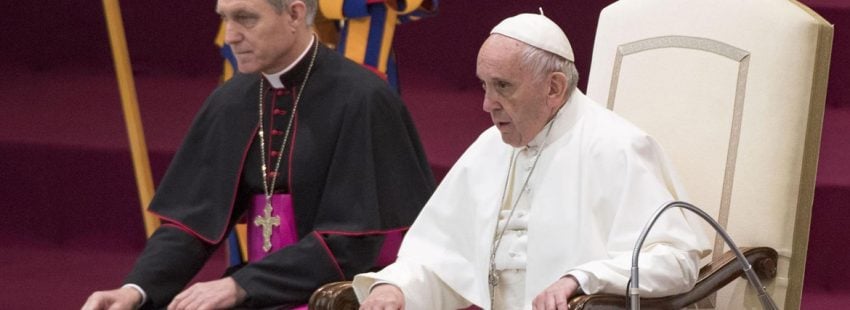 papa Francisco en la audiencia general miércoles 6 diciembre 2017