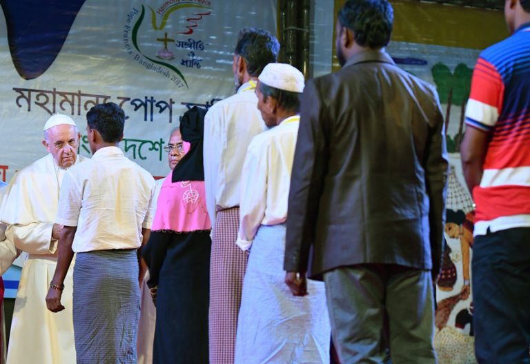 papa Francisco viaje Bangladesh encuentro con rohingya 1 diciembre 2017
