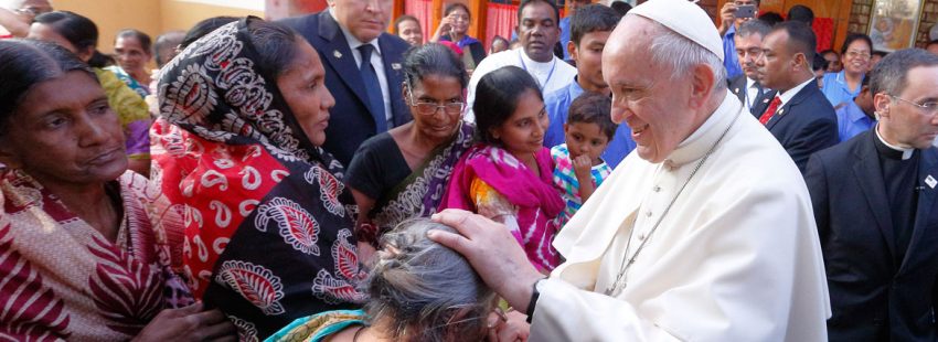 papa Francisco visita la Casa Madre Teresa en Bangladesh 2 diciembre 2017