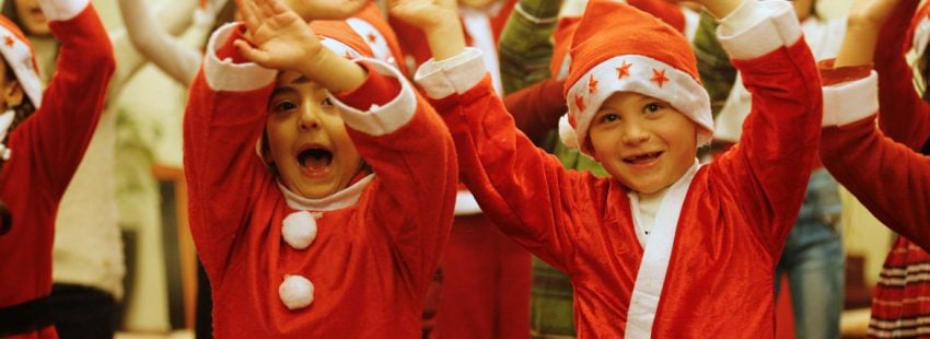 Niños de Irak en una misa de Navidad