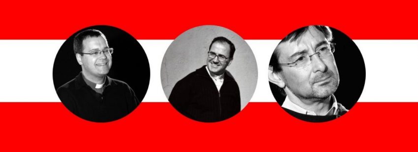 Los obispos auxiliares de Madrid, Jesús Vidal, Santos Montoya y José Cobo