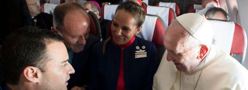 Primera boda papal en las alturas