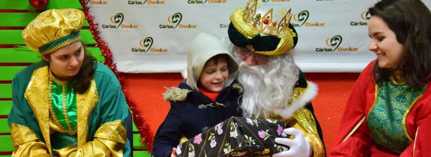 Reyes Magos con Cáritas