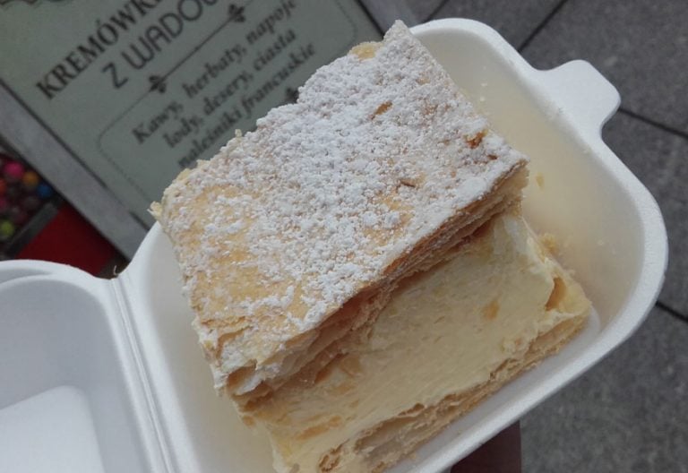kremowka postre típico Cracovia