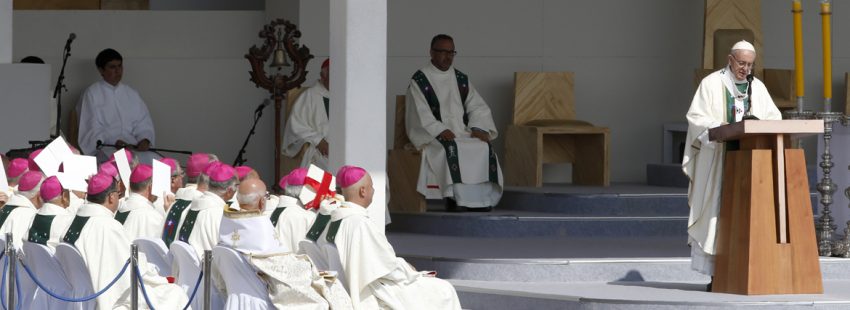 papa Francisco viaje a Chile preside la misa en Santiago Parque OHiggins 16 enero 2018