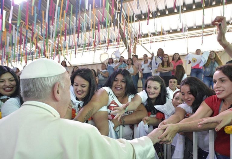 papa Francisco viaje Chile visita al Centro Penitenciario femenino de Santiago 16 enero 2018