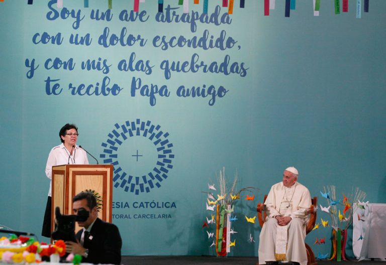 papa Francisco viaje Chile visita al Centro Penitenciario femenino de Santiago 16 enero 2018