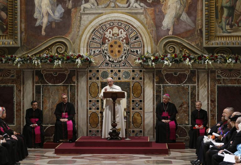 papa Francisco discurso al Cuerpo Diplomático 8 enero 2018