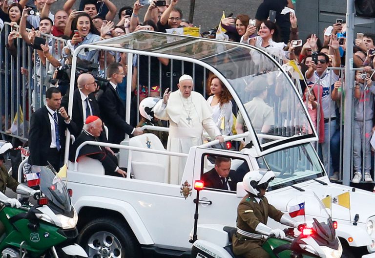 papa Francisco viaje Chile llegada 15 enero 2018
