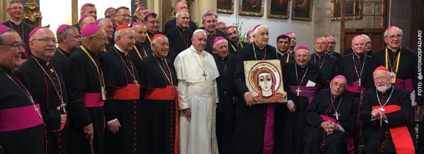 papa Francisco viaje a Chile encuentro con los obispos 16 enero 2018