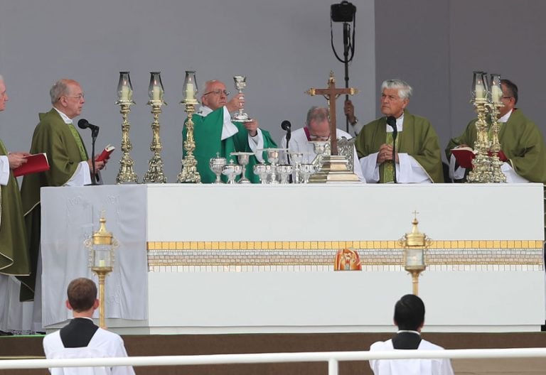 papa Francisco viaje Perú última misa base aérea de Lima 21 enero 2018