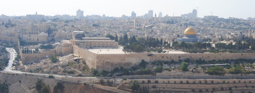 Vista de Jerusalén desde el cementerio