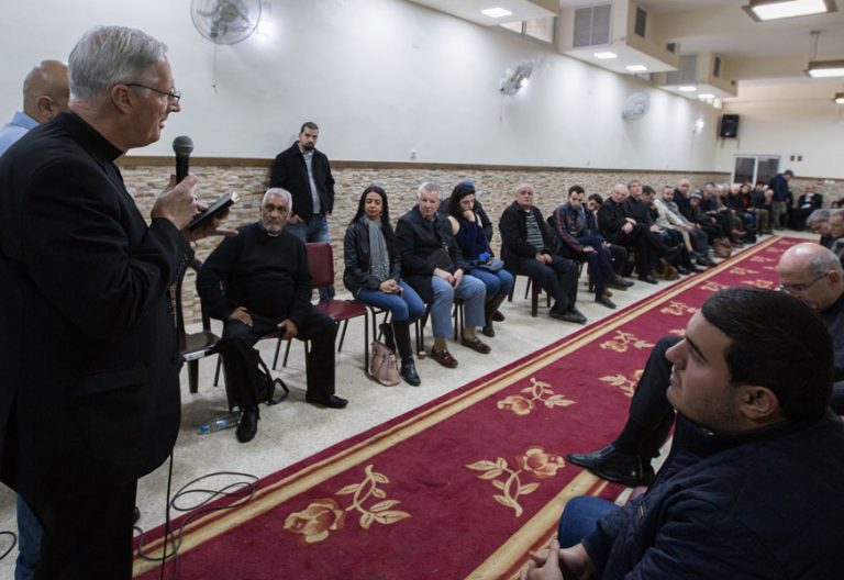 Obispos de la Coordinadora de conferencias episcopales para Tierra Santa en su encuentro anual en