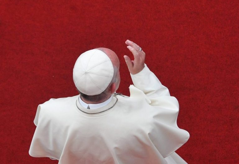 El Papa Francisco, en su encuentro con los religiosos, en Lima, en Perú/EFE