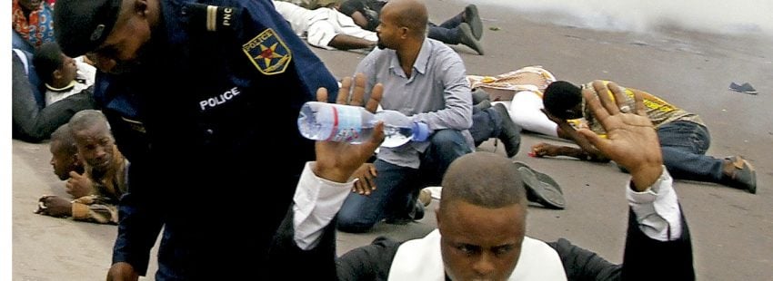 Protestas en RD Congo contra Kabila con presencia de sacerdotes