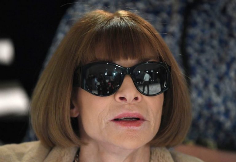 La editora de la revista Vogue, Anna Wintour