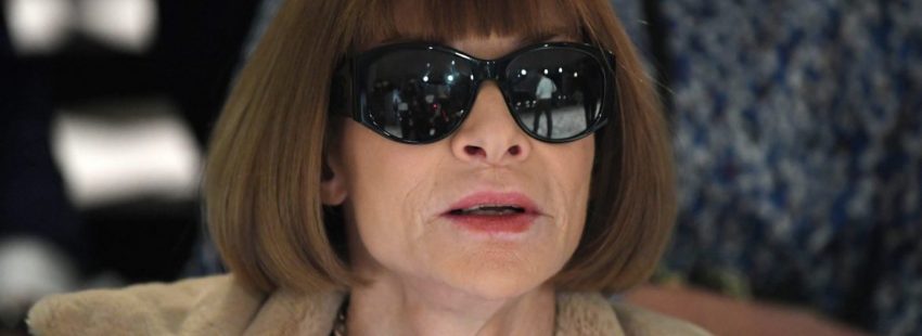 La editora de la revista Vogue, Anna Wintour