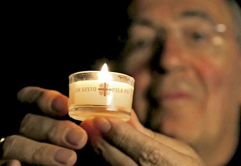 Un gesto por la paz celebrado en Portugal