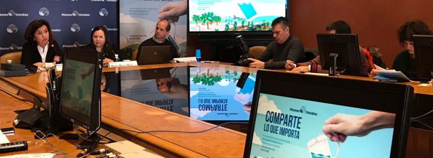 Clara Pardo, presidenta de Manos Unidas, presenta la campaña 'Comparte lo que importa'