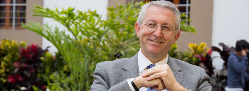 Yago de la Cierva siendo entrevistado. Fue director de comunicación de la JMJ