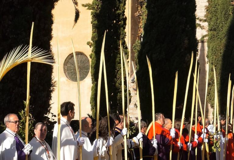 El domingo de ramos comienzo de la Semana Santa