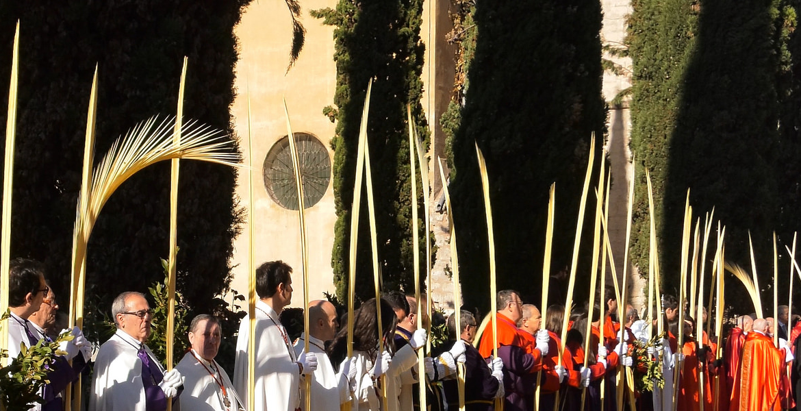 El domingo de ramos comienzo de la Semana Santa