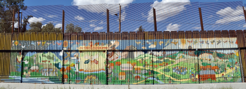 Roberto McElroy critica la construcción del muro que separa México de EEUU