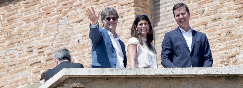 Dos de las víctimas del sacerdote pederasta Fernando Karadima, Kames Halmilton y Juan Carlos Cruz,