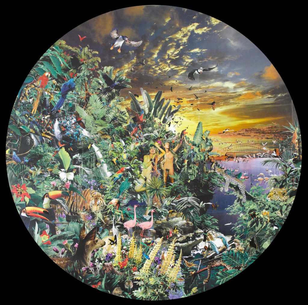 David Mach Adam And Eve 244 Cm Diametre Precious Light 2011banner