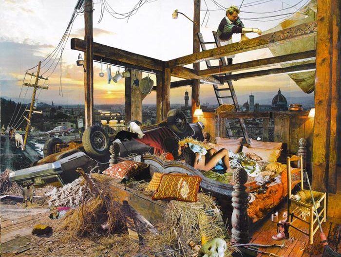 Natividad, collage d eDavid Mach para el Blog de Fernando Vidal