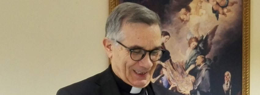 César Franco, obispo de Segovia y Presidente de la Comisión Episcopal de Enseñanza y Catequesis
