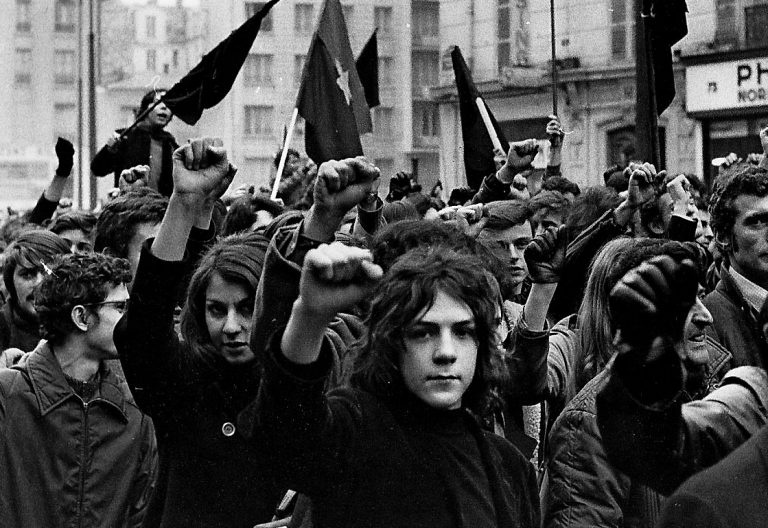 Mayo del 68 París jóvenes protestas