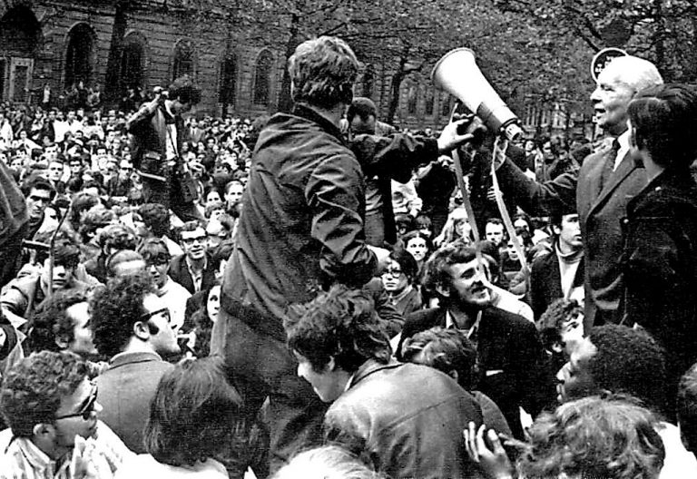 Mayo del 68 París jóvenes protestas