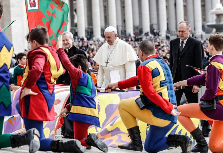 El papa Francisco en la audiencia general 18 de abril 2018