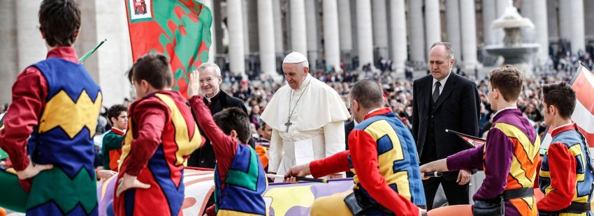 El papa Francisco en la audiencia general 18 de abril 2018