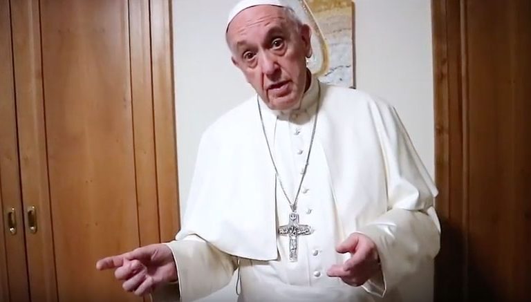 El papa Francisco envía un videomensaje a la Semana Nacional para la Vida Consagrada organizada por el ITVR abril 2018