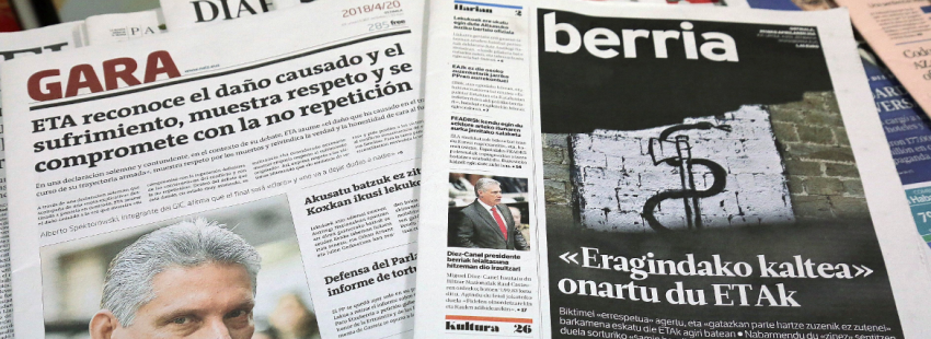 Los obispos de Navarra y País Vascos forman una nota ante la declaración de perdón de ETA