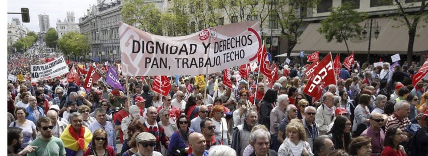 Manifestación del 1º de Mayo de 2015 en Madrid